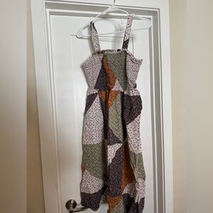 Universal Thread Multicolor Patchwork Dress